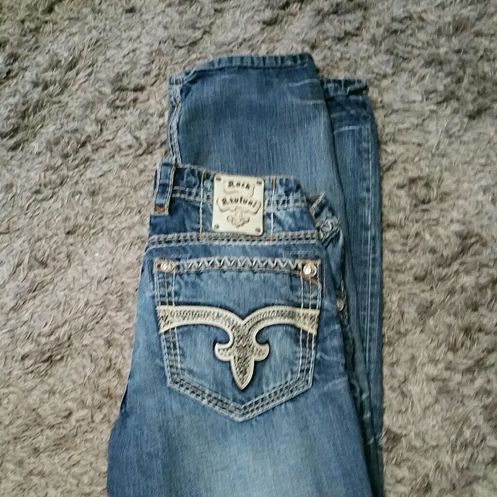 Rock revival 33 men's size 33/30 buckle straight
